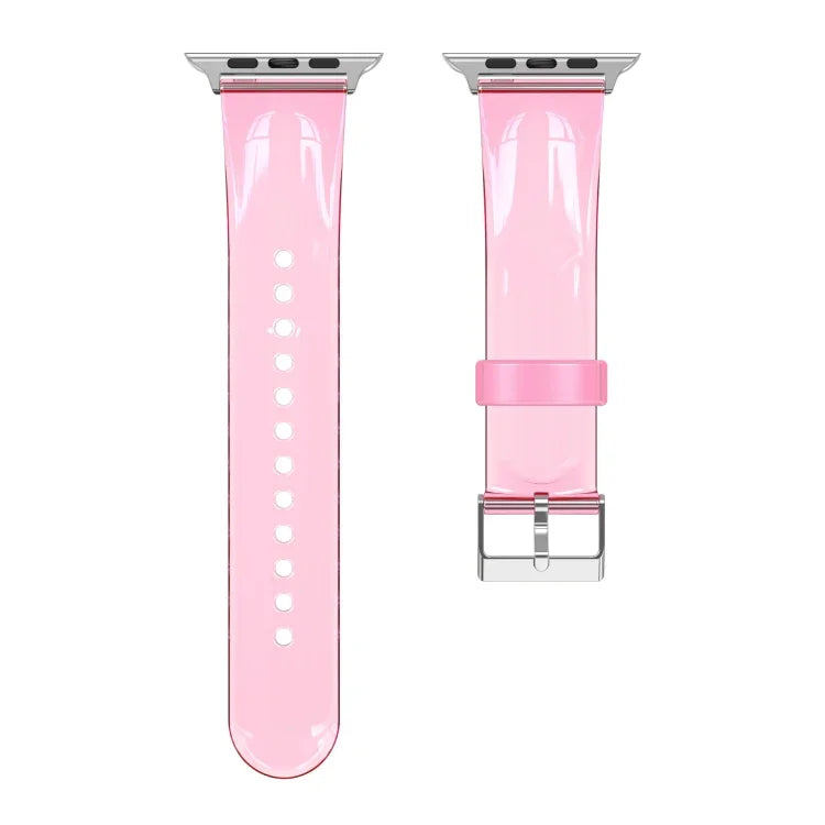 TPU 연료 분사 시계줄, 애플 워치 시리즈 42mm/44mm/45mm용, 애플 워치 시리즈 38mm/40mm/41mm용