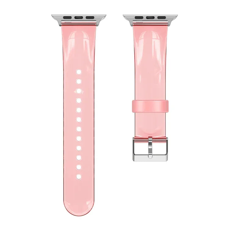 TPU 연료 분사 시계줄, 애플 워치 시리즈 42mm/44mm/45mm용, 애플 워치 시리즈 38mm/40mm/41mm용