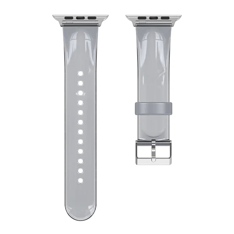 TPU 연료 분사 시계줄, 애플 워치 시리즈 42mm/44mm/45mm용, 애플 워치 시리즈 38mm/40mm/41mm용