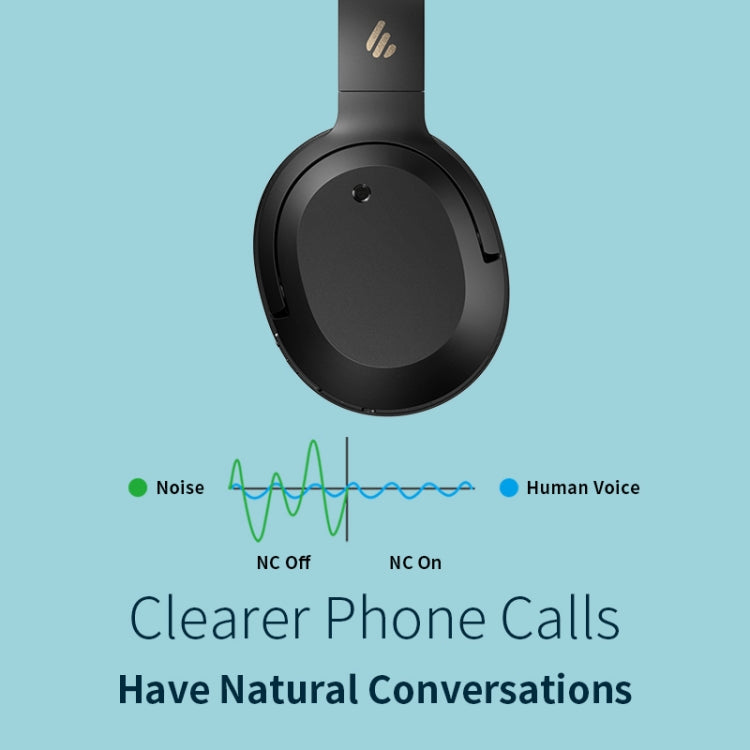 Edifier W820NB 블루투스 무선 노이즈 캔슬링 스포츠 음악 헤드셋, W820NB 화이트, W820NB 그레이