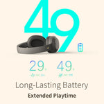 Edifier W820NB 블루투스 무선 노이즈 캔슬링 스포츠 음악 헤드셋, W820NB 화이트, W820NB 그레이