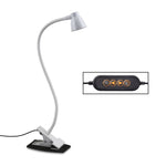 668A001 USB 360도 굽힘 호스 데스크 램프, 사양:, 화이트 스텝리스 디밍, 블랙 스텝리스 디밍, 화이트 2단 디밍, 블랙 2단 디밍