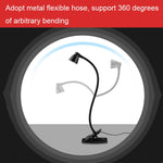 668A001 USB 360도 굽힘 호스 데스크 램프, 사양:, 화이트 스텝리스 디밍, 블랙 스텝리스 디밍, 화이트 2단 디밍, 블랙 2단 디밍