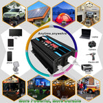 태양광 발전 시스템 인버터 30A 컨트롤러+18W 12V 태양광 패널, 사양:, 블랙 12V to 110V, 블랙 12V to 220V, 옐로우 12V to 110V, 옐로우 12V to 220V
