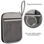 Strap Data Cable Portable Mesh Bag Portable Storage Bag For Apple Watch, Red, Blue, Purple, Black, Grey, Pink