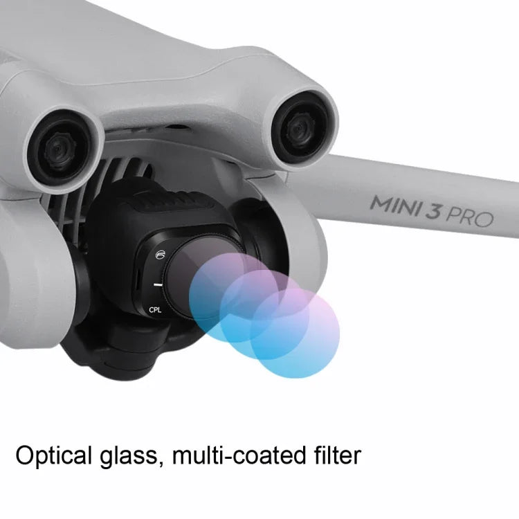RCSTQ 알루미늄 합금 조절식 필터 액세서리 DJI Mini 3 Pro용, 스타일: UV+CPL+ND8+ND16+ND32+ND64 6-in-1, CPL, ND8, ND16, ND32, ND64, 4-in-1 세트, 6-in-1 세트