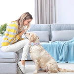 로즈 골드 버클 애완동물 분리형 리본 목걸이, 사이즈:, S 1.5x28-40cm, M 2.0x33-50cm, L 2.5x38-60cm, XL 2.5x43-70cm