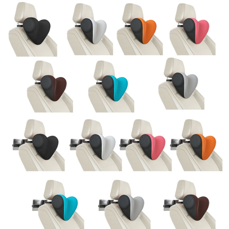 A09 Car Seat Headrest Memory Foam Comfortable Neck Pillow, Style:, Without Stand (Pink), With Stand (Black), Without Stand (Coffee), With Stand  (White), Without Stand (Blue), Without Stand (Gray), With Stand  (Pink), With Stand  (Coffee)              ...