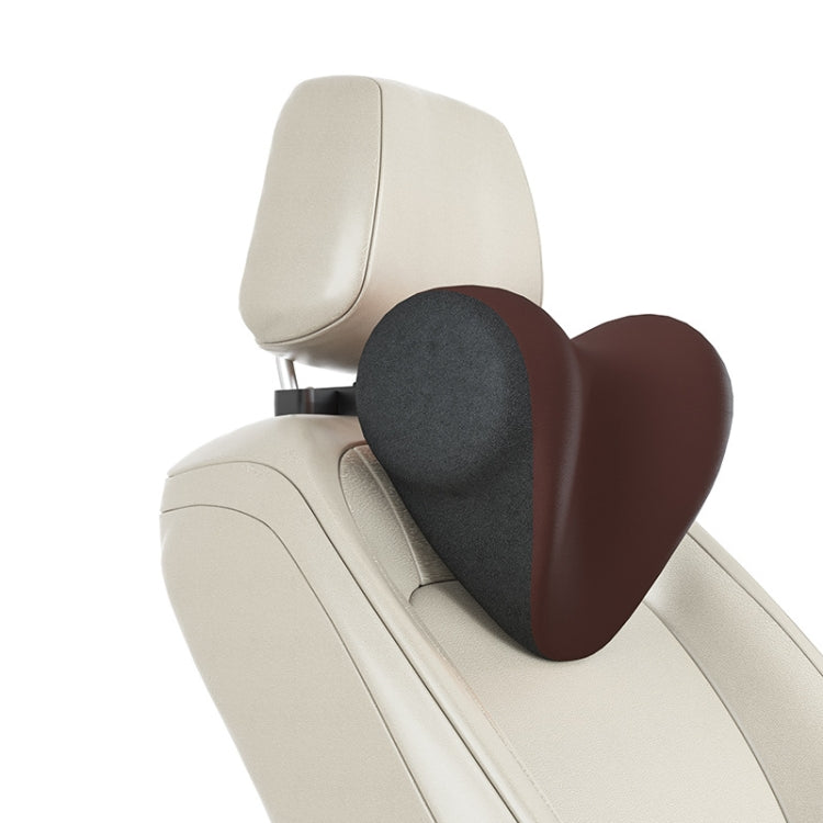 A09 Car Seat Headrest Memory Foam Comfortable Neck Pillow, Style:, Without Stand (Pink), With Stand (Black), Without Stand (Coffee), With Stand  (White), Without Stand (Blue), Without Stand (Gray), With Stand  (Pink), With Stand  (Coffee)              ...
