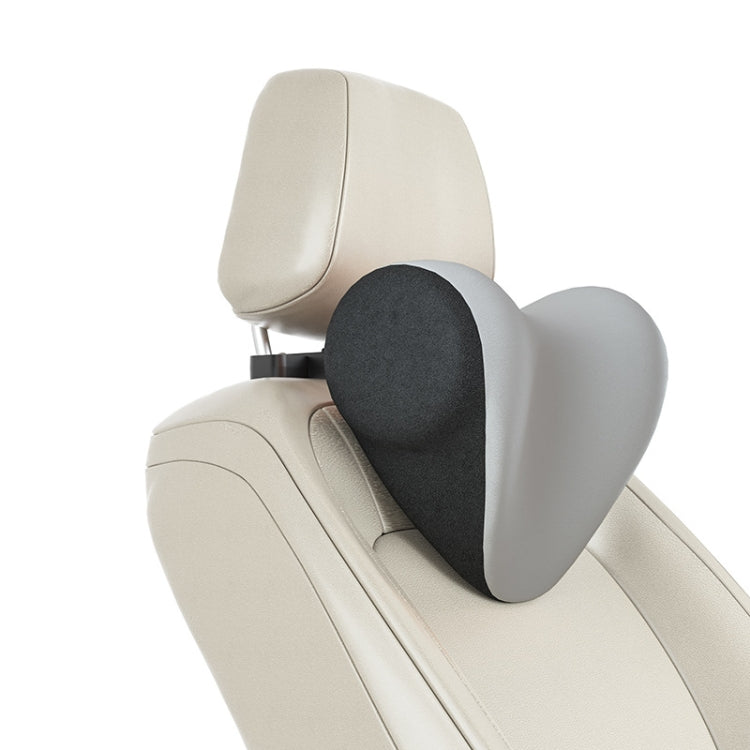 A09 Car Seat Headrest Memory Foam Comfortable Neck Pillow, Style:, Without Stand (Pink), With Stand (Black), Without Stand (Coffee), With Stand  (White), Without Stand (Blue), Without Stand (Gray), With Stand  (Pink), With Stand  (Coffee)              ...