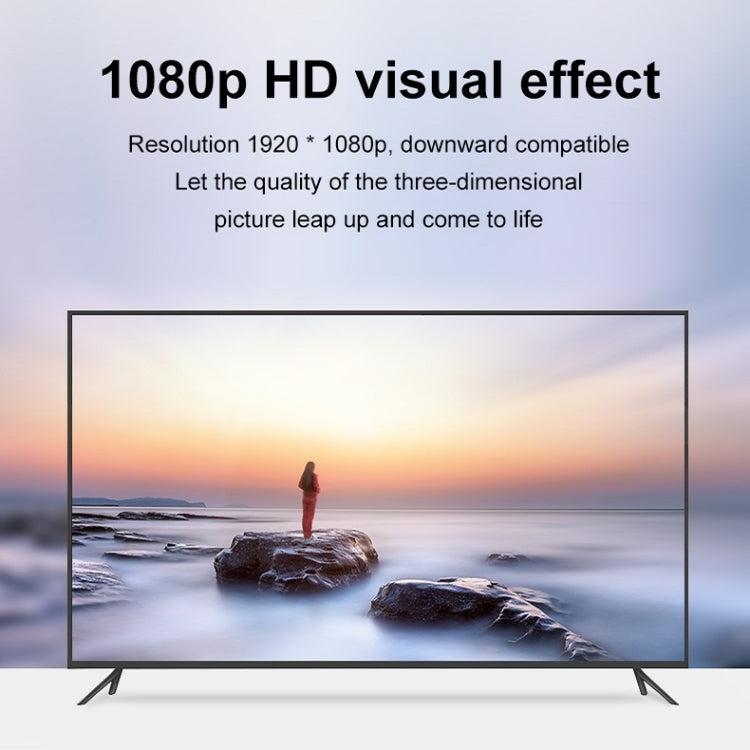 HDMI 암 to VGA 수 오디오 어댑터 컴퓨터 모니터 TV 프로젝터 변환기, 화이트, 골드, 블랙