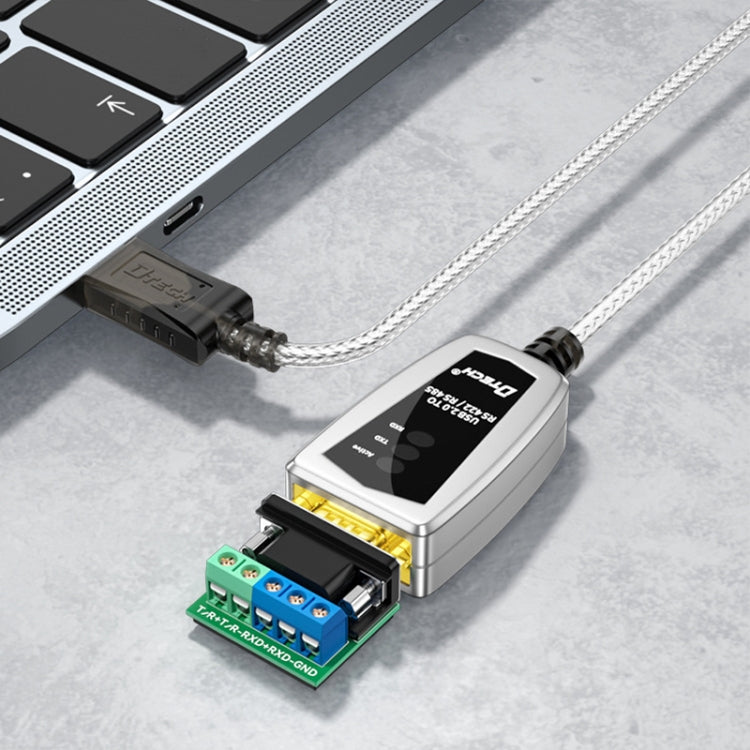 DTECH DT-5119 0.5m USB to RS485/422 산업용 컨버터 시리얼 라인 통신 어댑터, DT-5119 0.5m