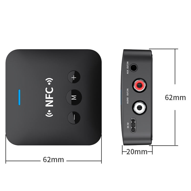 AFK-A10 NFC 블루투스 수신기 송신기 AUX 차량용 스피커 수신기