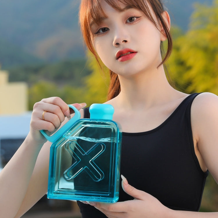 손잡이 달린 사각 피트니스 스포츠 대용량 플라스틱 물컵, 사각 빨강, 사각 보라, 사각 초록, 사각 파랑, 사각 검정