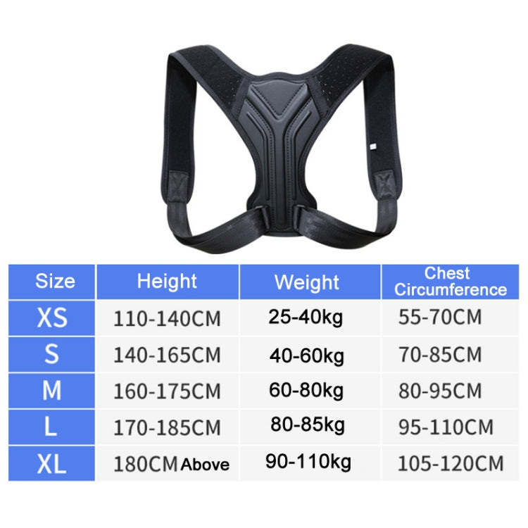 성인 어린이 보이지 않는 통기성 등굽음 방지 교정 벨트, XS, S, M, L, XL