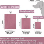 반려동물 그루밍 편안하고 방수 귀마개, S, M, L