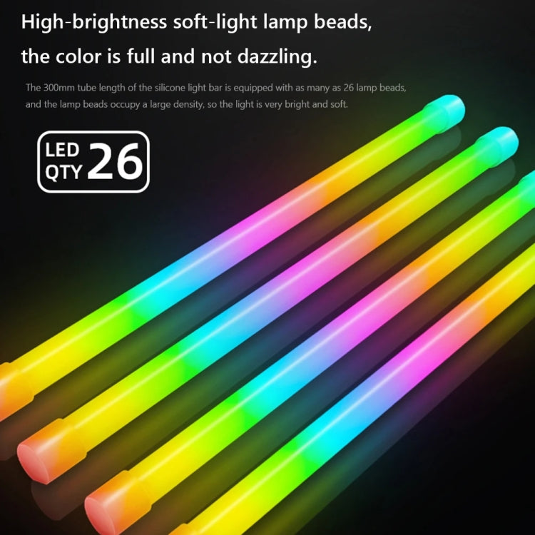 ARGB 케이스 라이트 바 컴퓨터 장식용 실리콘 LED 램프 스트립, Y360 라운드