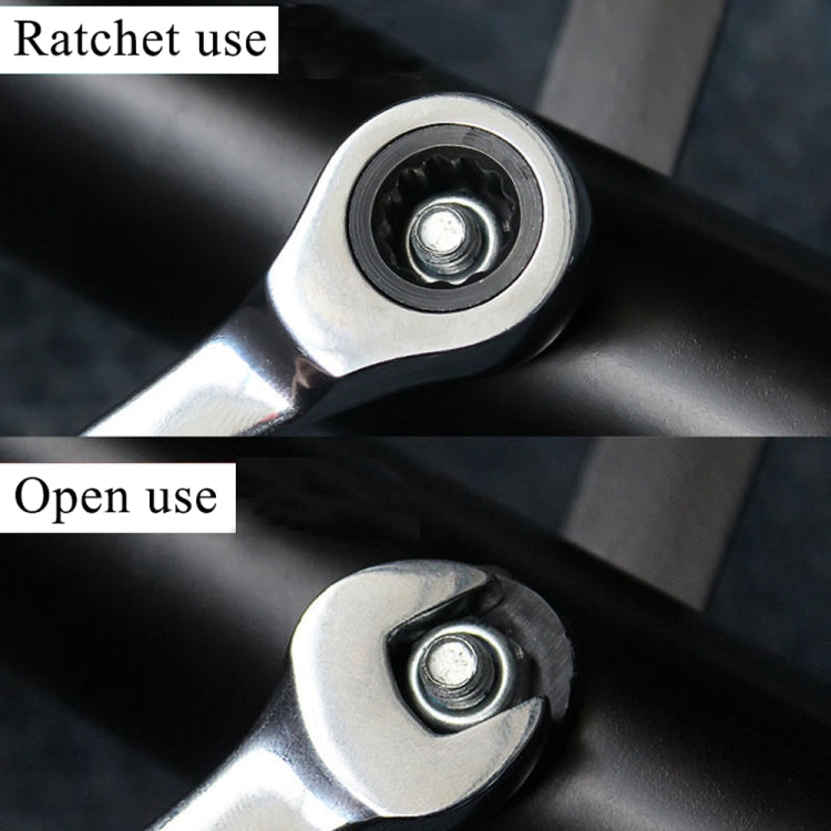 조합 라쳇 렌치 유연한 헤드 이중 용도 라쳇 도구, 6mm, 7mm, 9mm, 11mm, 16mm, 24mm, 18mm, 20mm, 21mm, 22mm, 23mm