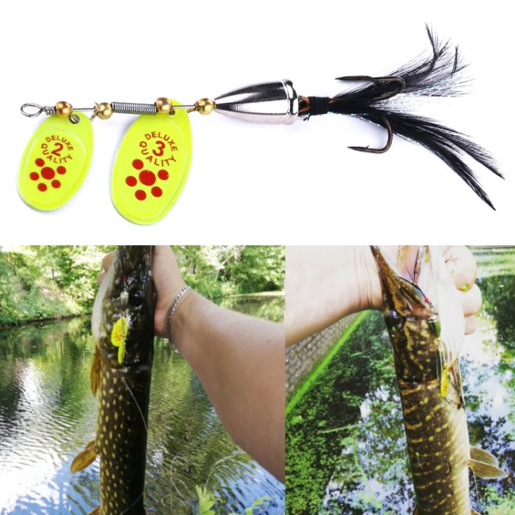 HENGJIA SP304 6.5cm 13g 깃털 훅 회전 스팽글 로드 루어 미끼, SP304 옐로우, SP304 오렌지 레드, SP304 블랙