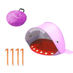 Baby Beach Tent With Pool Portable Foldable Sunshelter, Orange, Pink, Pink Stripe, Shark Gray, Shark Yellow, Whale Blue, Whale Pink