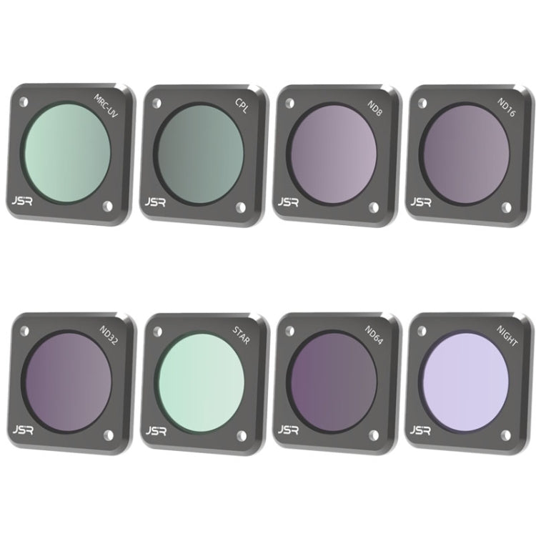JUNESTAR Action Camera Filters For DJI Action 2,Style:, CPL, ND4, ND8, ND16, ND32, ND64, ND1000, ND8PL, ND64PL, Macro 10X, Night, Star, CS-3IN1, CS-4in1, CS-4in1 (NDPL), CS-6IN1, CS-8in1