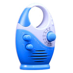 Sayin SY-950 휴대용 방수 소형 라디오 AM/FM 범용 밴드 노인용 라디오, SY-950 블루, SY-950 블랙