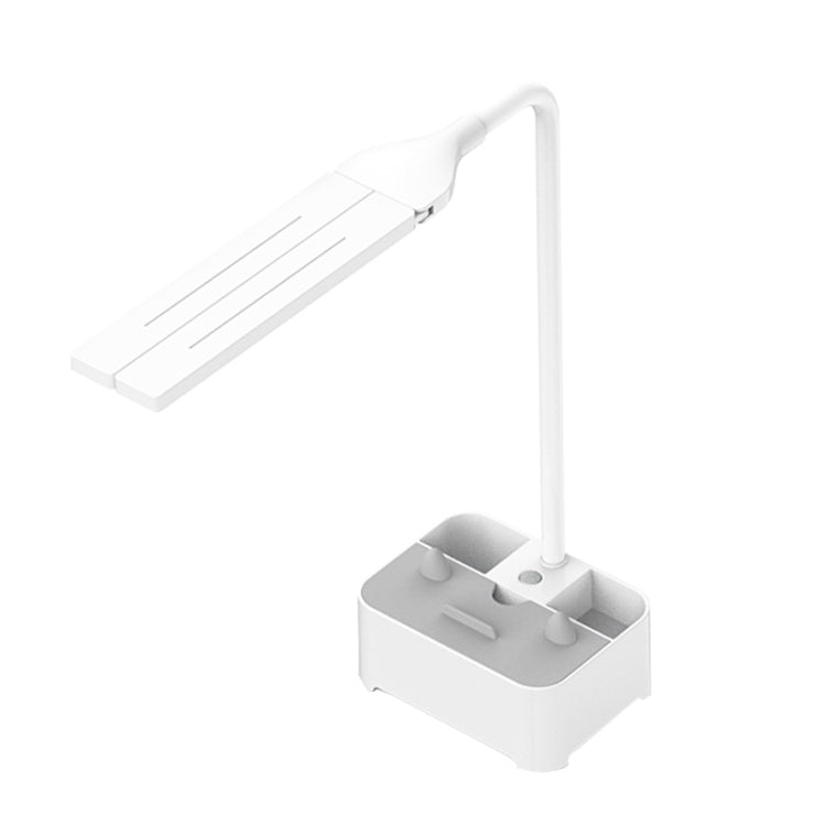 TD6 Student Mobile Phone Holder Pen Holder Eye Protection USB Desk Lamp, White, Pink, Green