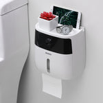 ECOCO E1804 변기 다기능 이중층 휴지걸이, 흰색+회색, 흰색+검정, 분홍색+분홍색, 파란색+파란색