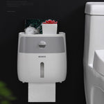ECOCO E1804 변기 다기능 이중층 휴지걸이, 흰색+회색, 흰색+검정, 분홍색+분홍색, 파란색+파란색