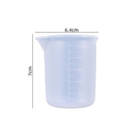 10개 크리스탈 에폭시 실리콘 눈금 100ml 계량컵, 10개 100ml
