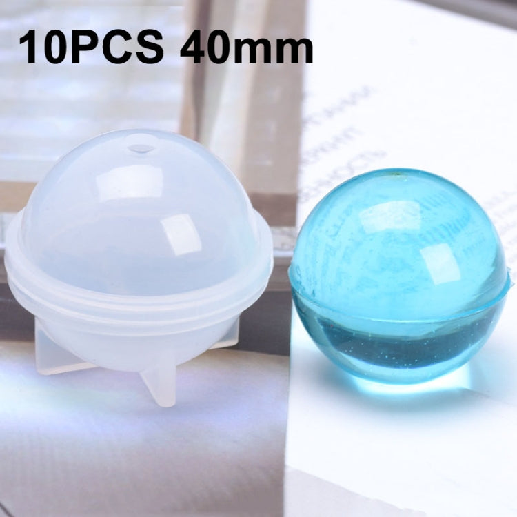 크리스탈 에폭시 볼 실리콘 몰드 DIY 수제 보석 구체 제작 몰드, 20개 20mm, 20개 30mm, 10개 40mm, 4개 50mm, 4개 60mm