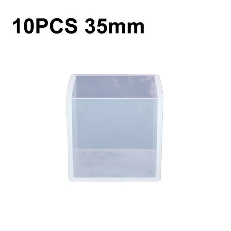 크리스탈 드롭 접착제 정사각 실리카겔 몰드 DIY 수제 보석 장식 모델, 20개 20mm, 20개 25mm, 10개 35mm, 4개 40mm, 4개 50mm, 4개 65mm