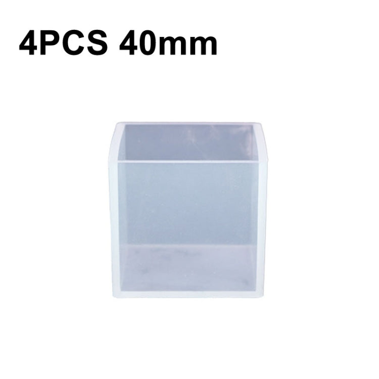 크리스탈 드롭 접착제 정사각 실리카겔 몰드 DIY 수제 보석 장식 모델, 20개 20mm, 20개 25mm, 10개 35mm, 4개 40mm, 4개 50mm, 4개 65mm