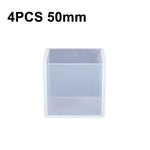 크리스탈 드롭 접착제 정사각 실리카겔 몰드 DIY 수제 보석 장식 모델, 20개 20mm, 20개 25mm, 10개 35mm, 4개 40mm, 4개 50mm, 4개 65mm