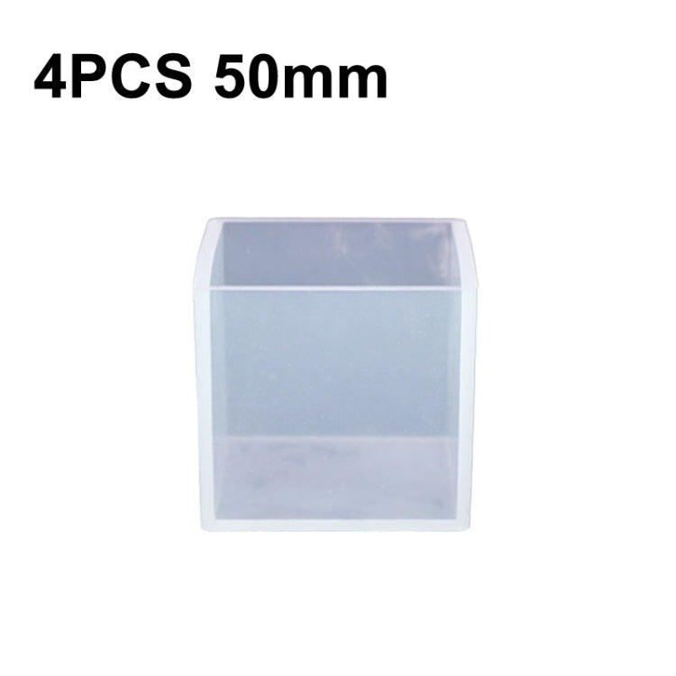 크리스탈 드롭 접착제 정사각 실리카겔 몰드 DIY 수제 보석 장식 모델, 20개 20mm, 20개 25mm, 10개 35mm, 4개 40mm, 4개 50mm, 4개 65mm