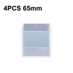 크리스탈 드롭 접착제 정사각 실리카겔 몰드 DIY 수제 보석 장식 모델, 20개 20mm, 20개 25mm, 10개 35mm, 4개 40mm, 4개 50mm, 4개 65mm