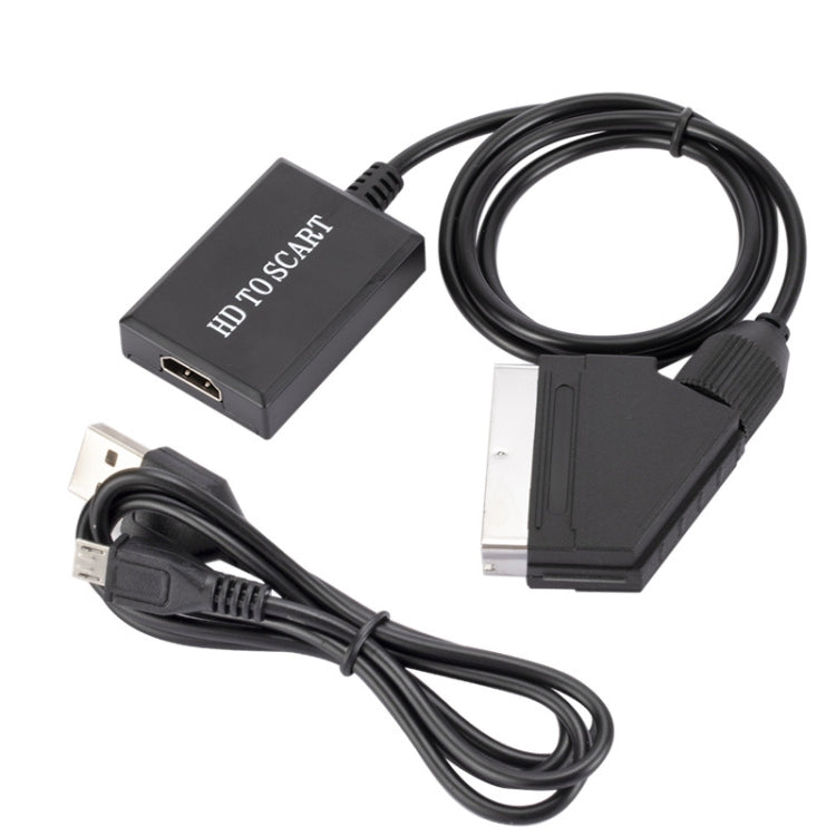 HDMI to SCART 변환기 1080p HD 비디오 어댑터, HDMI to SCART 1080P