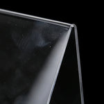 2개 세트 아크릴 디스플레이 스탠드 투명 책장 사진 액자 홀더, 100 x 115 x 145mm