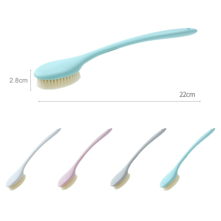 긴 손잡이 부드러운 모발 목욕 브러시 나일론 모발 마사지 브러시, 부드러운 모발 흰색, 부드러운 모발 회색, 부드러운 모발 파란색, 부드러운 모발 분홍색