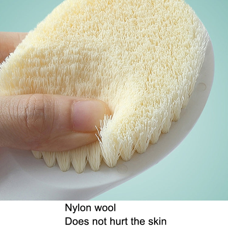 긴 손잡이 부드러운 모발 목욕 브러시 나일론 모발 마사지 브러시, 부드러운 모발 흰색, 부드러운 모발 회색, 부드러운 모발 파란색, 부드러운 모발 분홍색