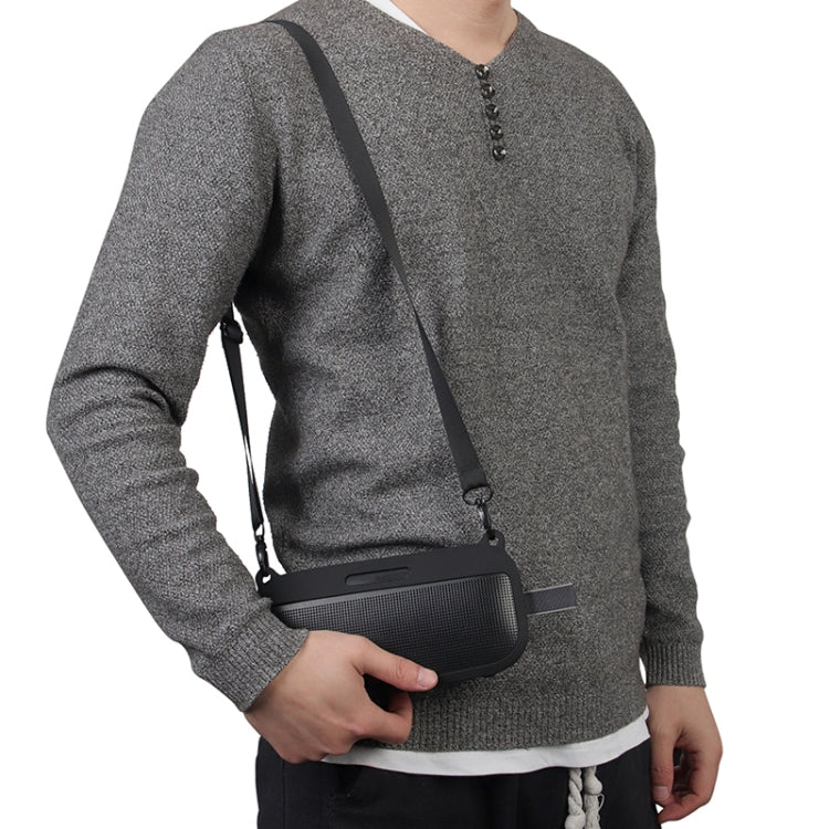 Bose Soundlink Flex용 스피커 실리콘 보호 커버, 스타일 2 블랙, 스타일 2 실버 그레이, 스타일 2 다크 블루, 스타일 2 스톤 블루