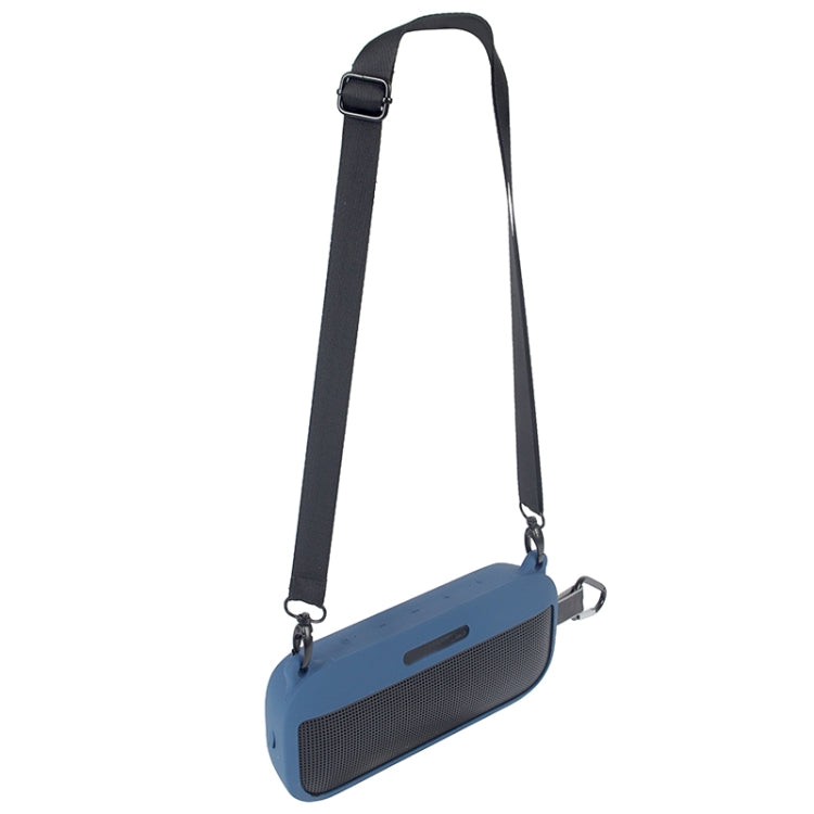 Bose Soundlink Flex용 스피커 실리콘 보호 커버, 스타일 2 블랙, 스타일 2 실버 그레이, 스타일 2 다크 블루, 스타일 2 스톤 블루