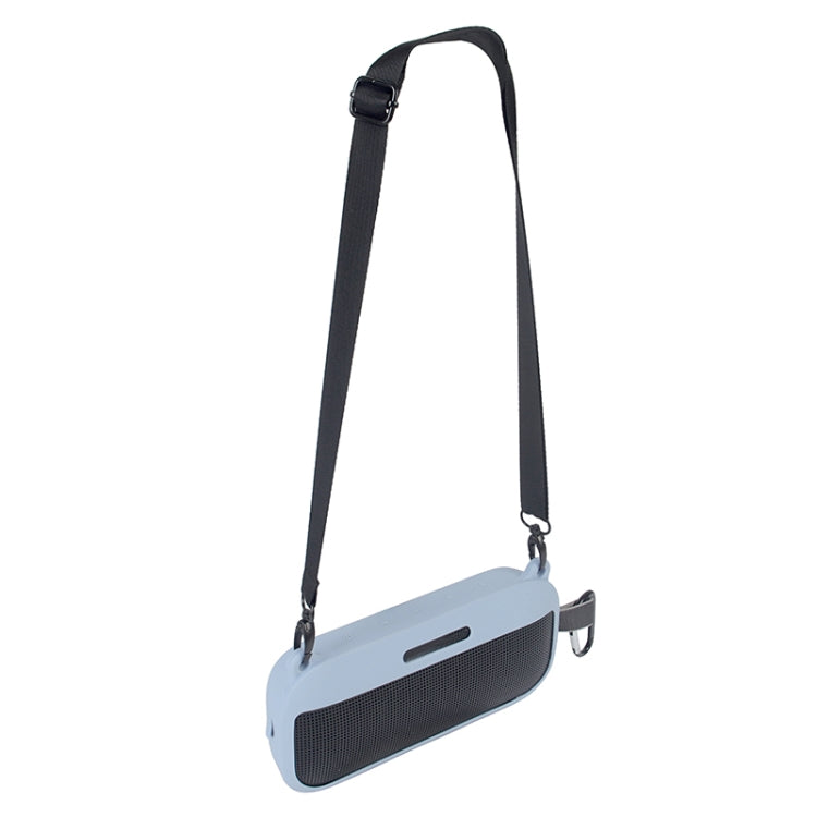 Bose Soundlink Flex용 스피커 실리콘 보호 커버, 스타일 2 블랙, 스타일 2 실버 그레이, 스타일 2 다크 블루, 스타일 2 스톤 블루
