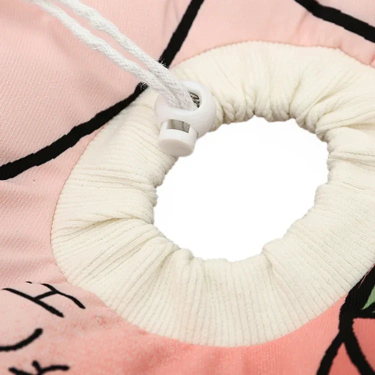 고양이 엘리자베스 칼라 새끼 고양이 핥기 방지 목걸이 머리 덮개, 사이즈:, S, M, L