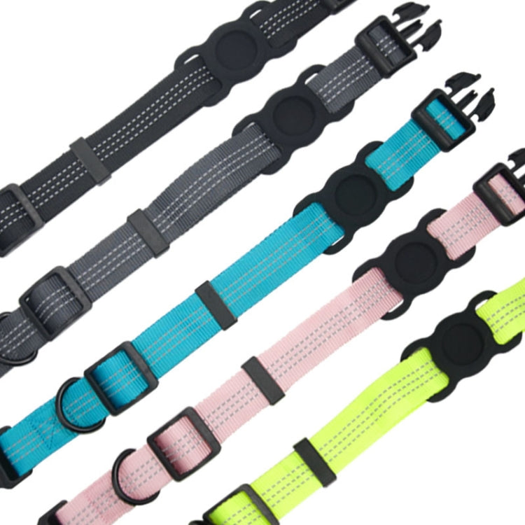 PUGGA GG1002 폴리에스터 반려동물 목걸이 개 GPS 장치 보호용 목걸이, M, L