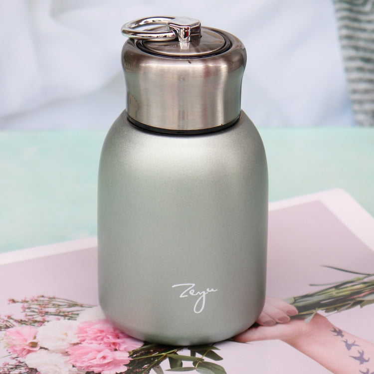 280ml 304 스테인리스 스틸 손잡이 진공 단열 컵 빅 벨리 선물 컵, 블랙, 골드, 그린, 실버, 로즈 골드