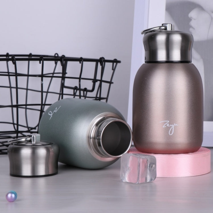 280ml 304 스테인리스 스틸 손잡이 진공 단열 컵 빅 벨리 선물 컵, 블랙, 골드, 그린, 실버, 로즈 골드