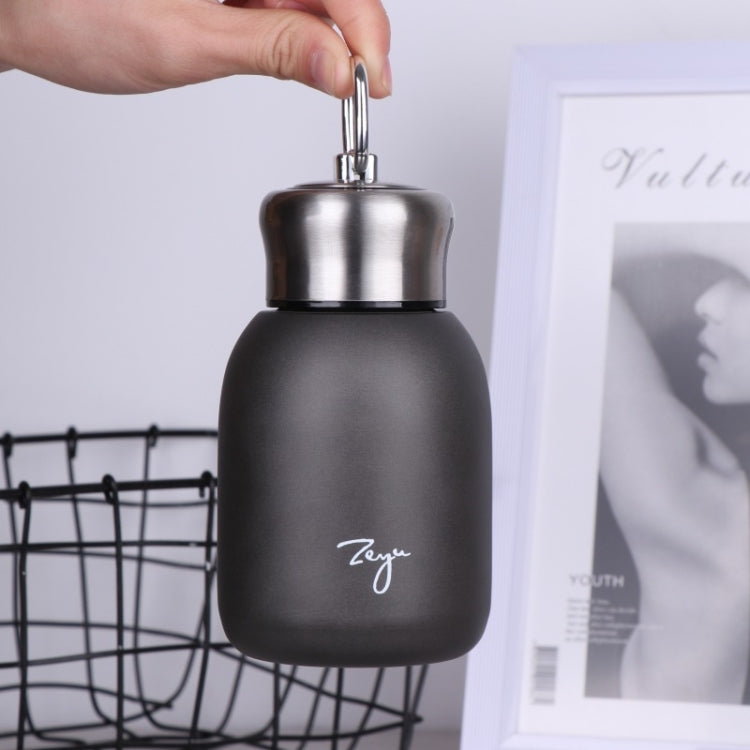 280ml 304 스테인리스 스틸 손잡이 진공 단열 컵 빅 벨리 선물 컵, 블랙, 골드, 그린, 실버, 로즈 골드