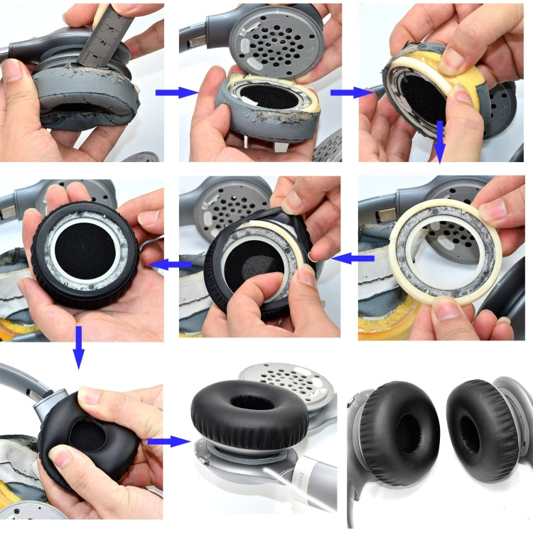 2개입 JBL 에베레스트-310용 헤드폰 폼 커버, 스타일:, 이어패드, 헤드밴드