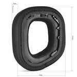 2개입 커세어 HS80 RGB 헤드폰용 두꺼운 이어머프, 단백질 가죽, PU 가죽+벨벳, 아이스 감촉